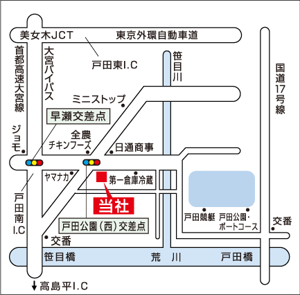 戸田支店地図